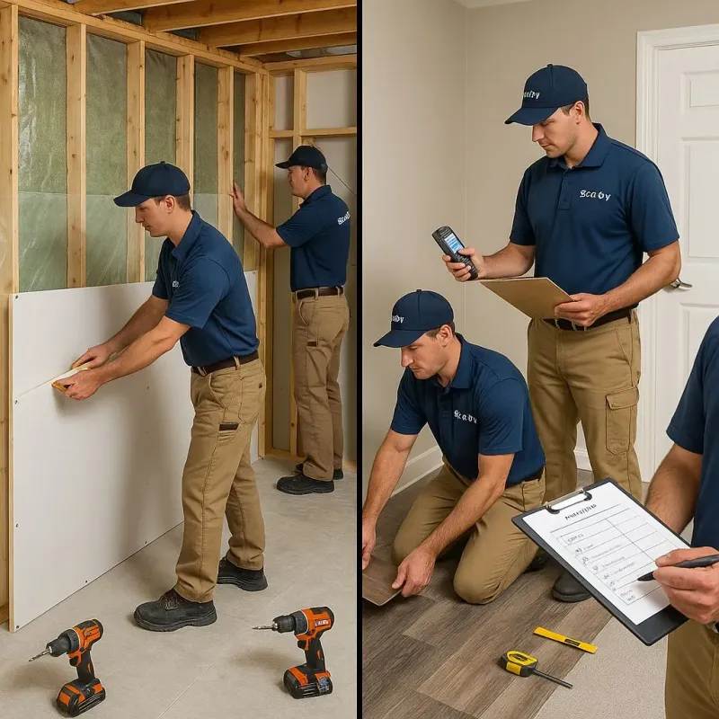 Repairs and Reconstruction process in Covington, LA